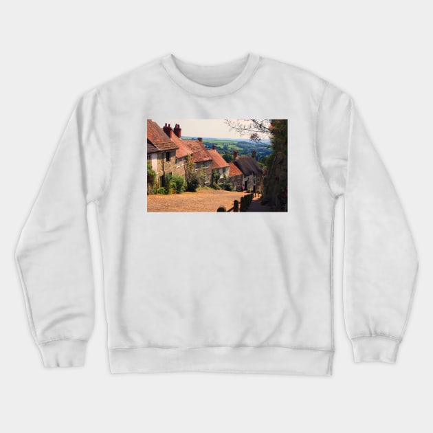 Down Hill All The Way Crewneck Sweatshirt by RedHillDigital